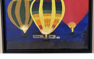 Deborah Heisman, "Hot Air Balloons at Night"