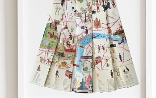Marie Salter, "London Map Dress"