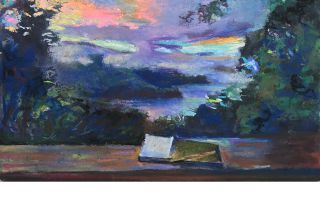 Lamar Wood, "Nantahala Study Sunset"